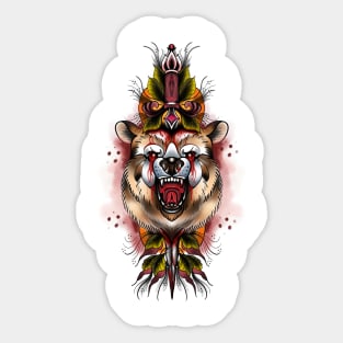 Bear Adaga Sticker